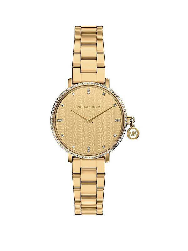 Montre Analogique Michael Kors Collection Pyper bracelet acier doré