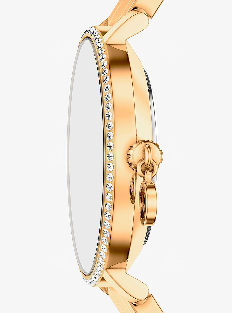 Montre Analogique Michael Kors Collection Pyper bracelet acier doré