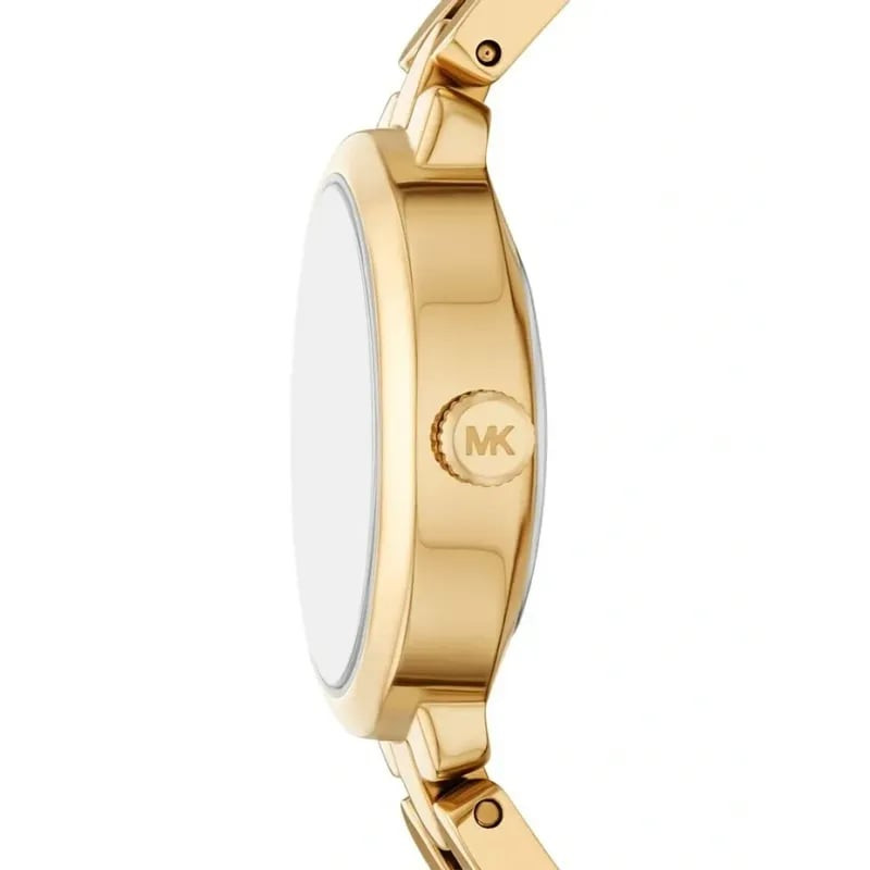 Montre Analogique MICHAEL KORS Collection Maude Bracelet acier doré - vue détaillée du bracelet et d