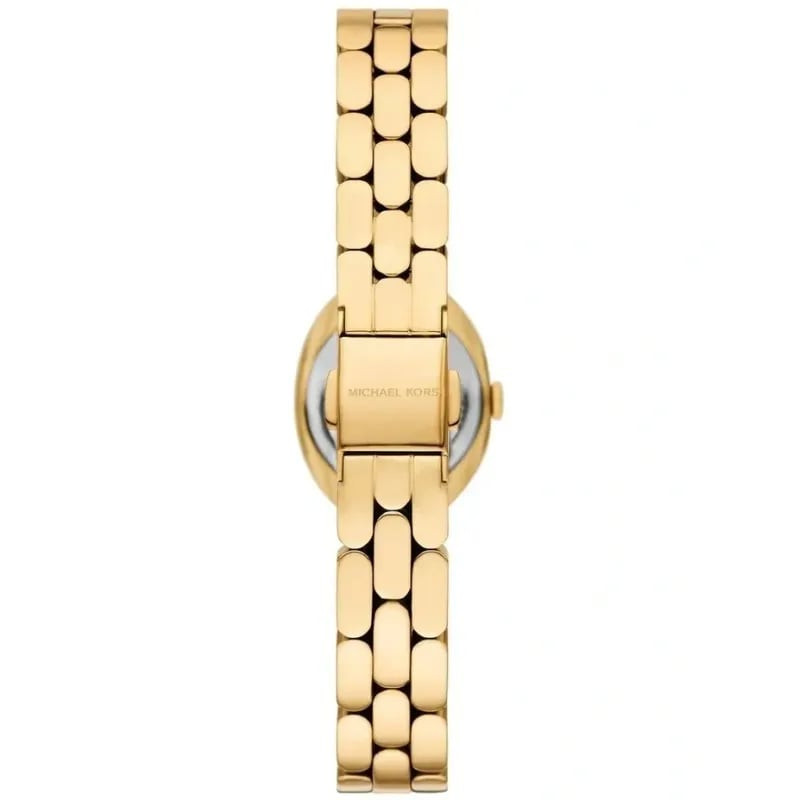 Vue détaillée de la Montre Analogique MICHAEL KORS Collection Maude Bracelet acier doré