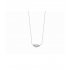 Collier Argent Plume