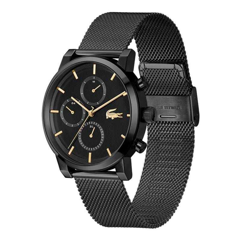 Packshot alternatif de la montre Lacoste Replay 2011485, mettant en valeur la finition noire élégant