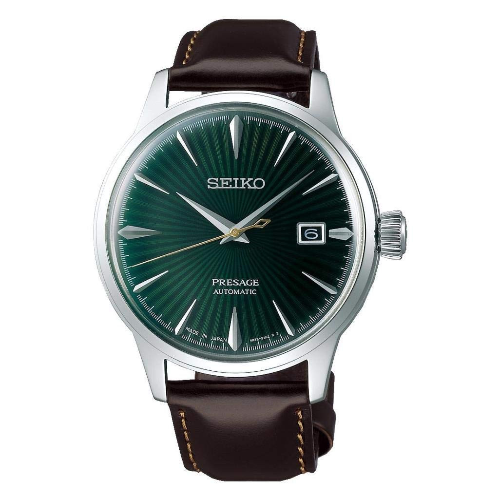 Montre Automatique Seiko Collection Presage Bracelet cuir marron