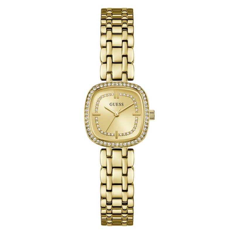 Packshot de la Montre Analogique GUESS Collection Hazel Bracelet Acier Doré