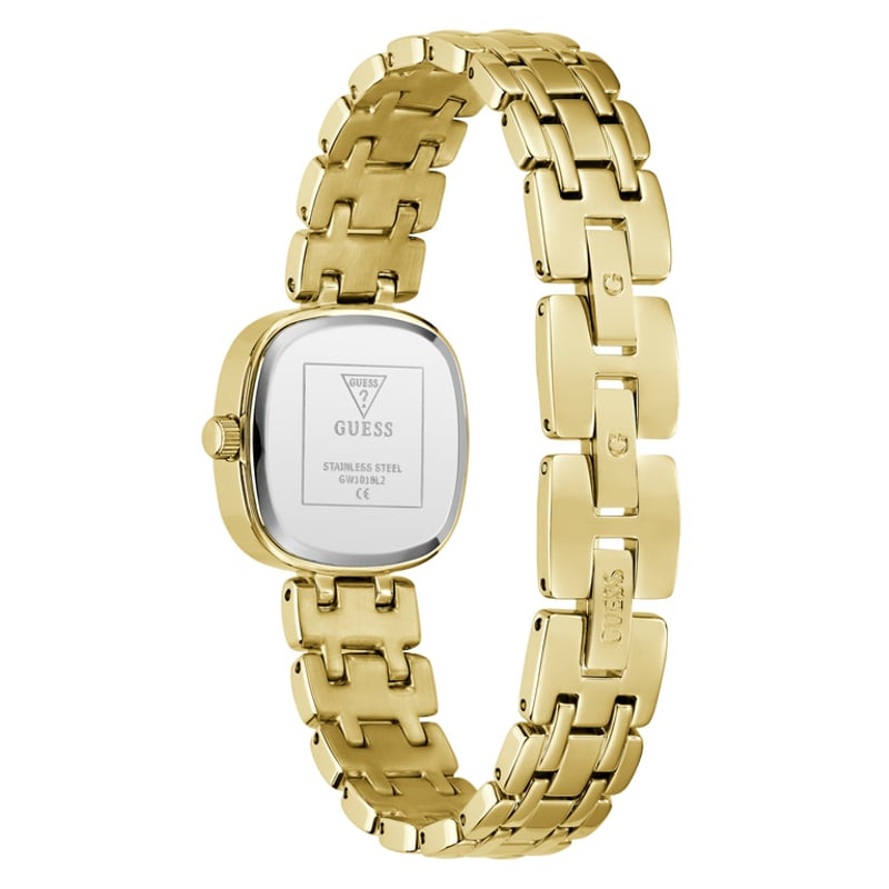 Détail de la Montre Analogique GUESS Collection Hazel Bracelet Acier Doré
