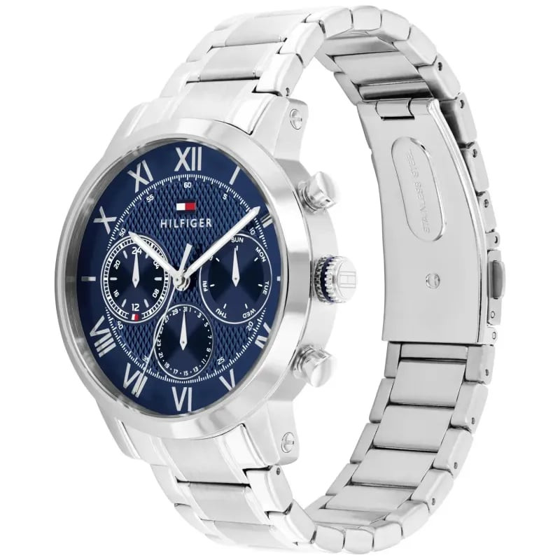 Packshot de la Montre Analogique TOMMY HILFIGER Collection TH-Oxford bracelet acier argent