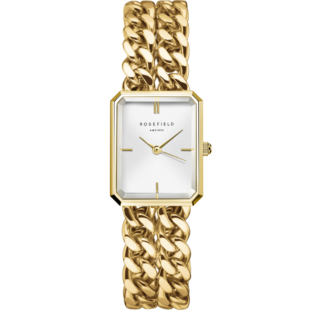 Montre Analogique Rosefield collection Studio bracelet acier doré