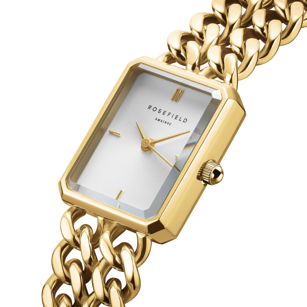 Montre Analogique Rosefield collection Studio bracelet acier doré