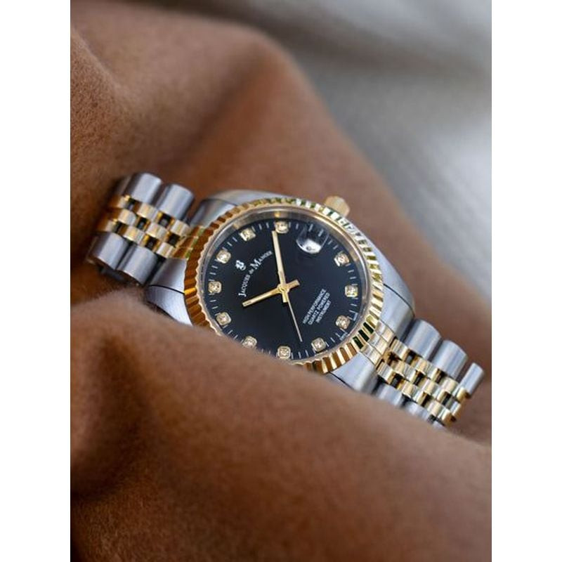 Montre Analogique JACQUES DU MANOIR Collection Inspiration bracelet acier bicolore, image d'ambiance