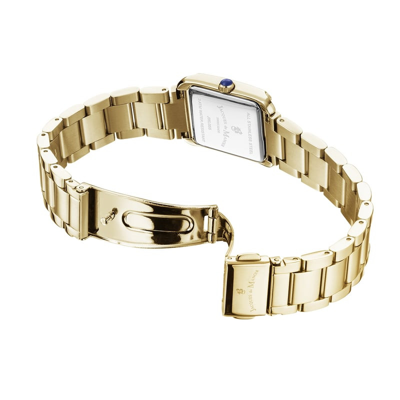 Packshot de la Montre Analogique JACQUES DU MANOIR Emily II bracelet acier doré
