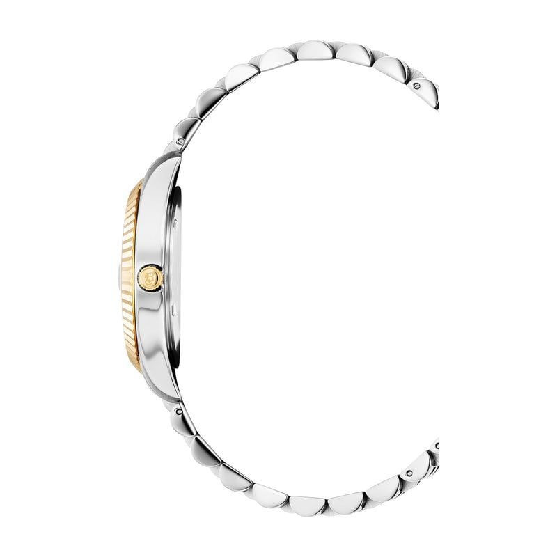 Packshot de la Montre Analogique JACQUES DU MANOIR Collection Inspiration Roman bracelet acier bicol