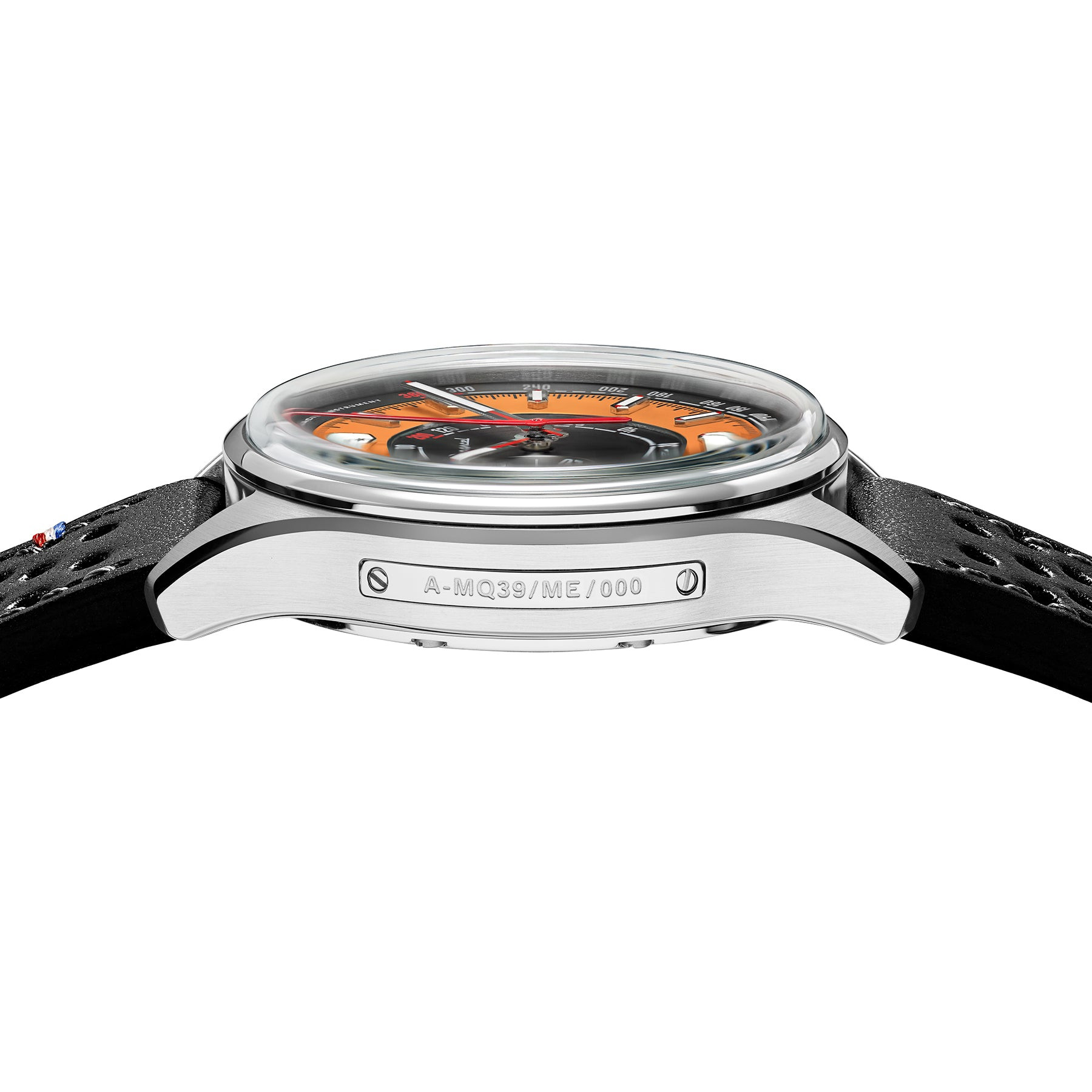 Montre chronographe DEPANCEL collection Allure Bracelet cuir noir