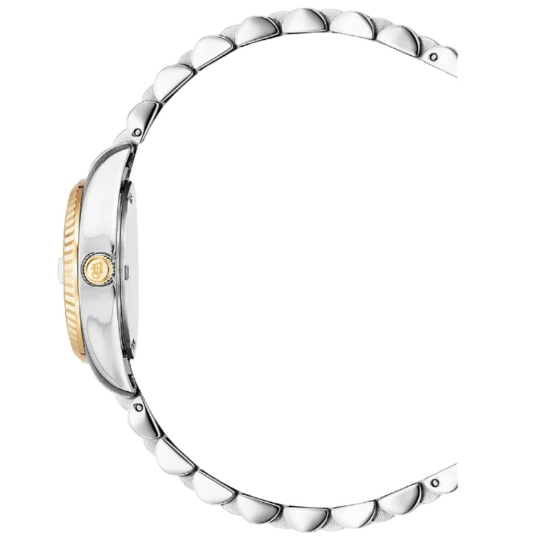 Packshot de la Montre Analogique JACQUES DU MANOIR Collection Inspiration Bracelet acier bicolore