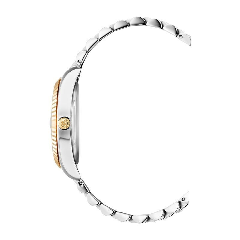 Packshot de la Montre Analogique JACQUES DU MANOIR Collection Inspiration Bracelet acier bicolore