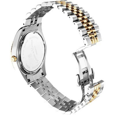 Montre Analogique JACQUES DU MANOIR Collection Inspiration bracelet acier bicolore