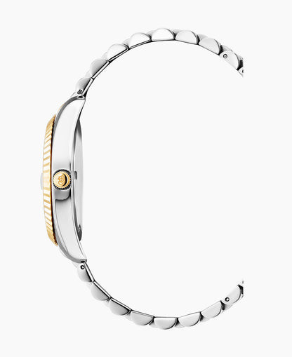 Montre Analogique JACQUES DU MANOIR Collection Inspiration bracelet acier bicolore