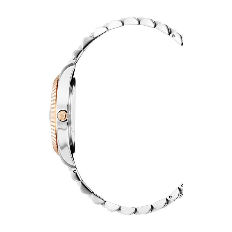 Montre Analogique JACQUES DU MANOIR collection Inspiration bracelet acier bicolore, vue de face sur 