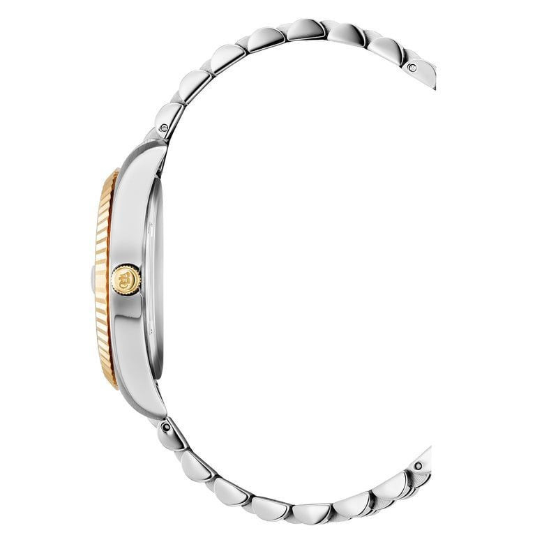 Packshot de la Montre Analogique JACQUES DU MANOIR Collection Inspiration bracelet acier bicolore