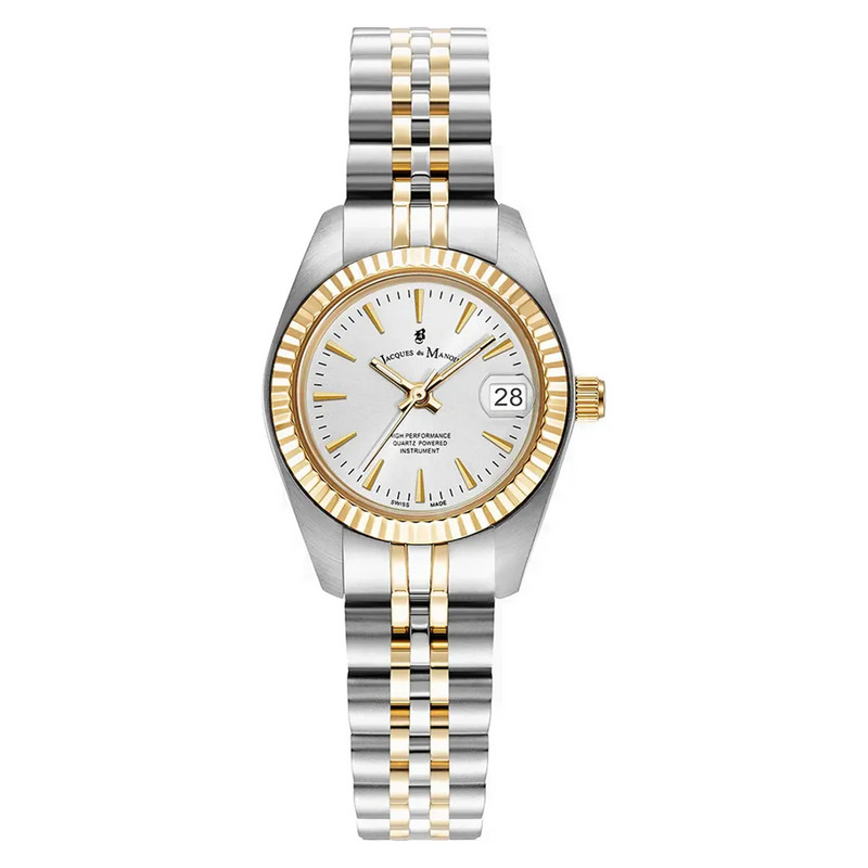 Montre Analogique JACQUES DU MANOIR Collection Inspiration Classic Bracelet acier bicolore