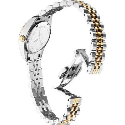 Montre Analogique JACQUES DU MANOIR Collection Inspiration Classic Bracelet acier bicolore