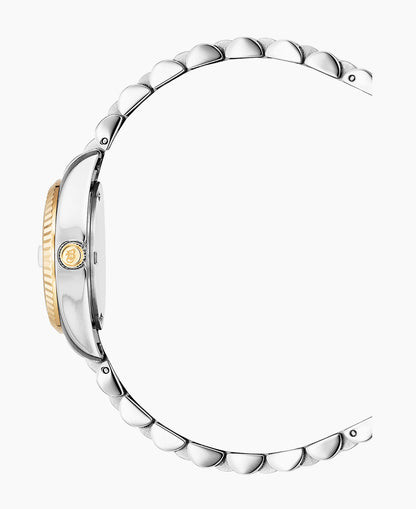 Montre Analogique JACQUES DU MANOIR Collection Inspiration Classic Bracelet acier bicolore