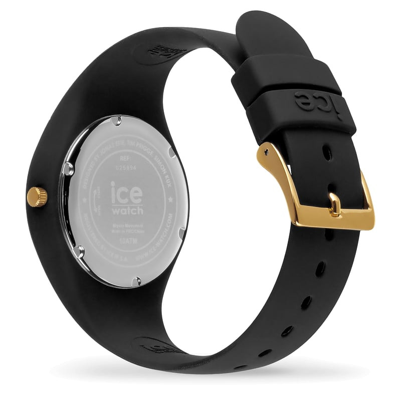 Montre Analogique ICE collection ICE wild bracelet Silicone Noir, packshot sur fond neutre