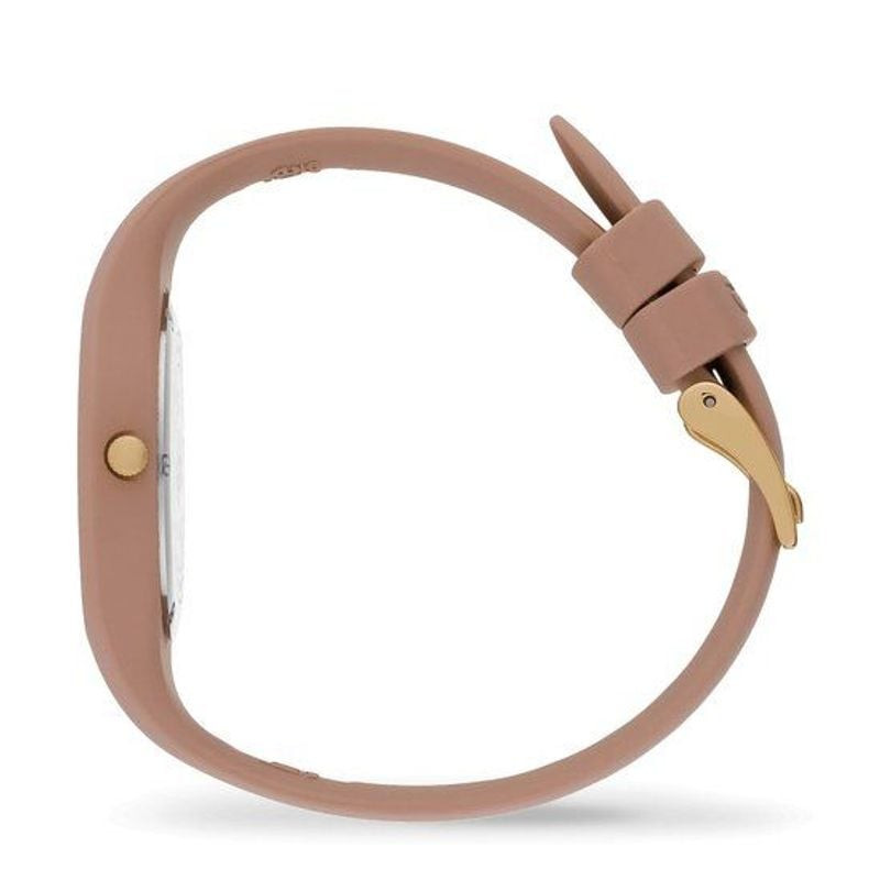 Détail de la Montre Analogique ICE Collection ICE Wild bracelet Silicone Marron, cadran zèbre et bou