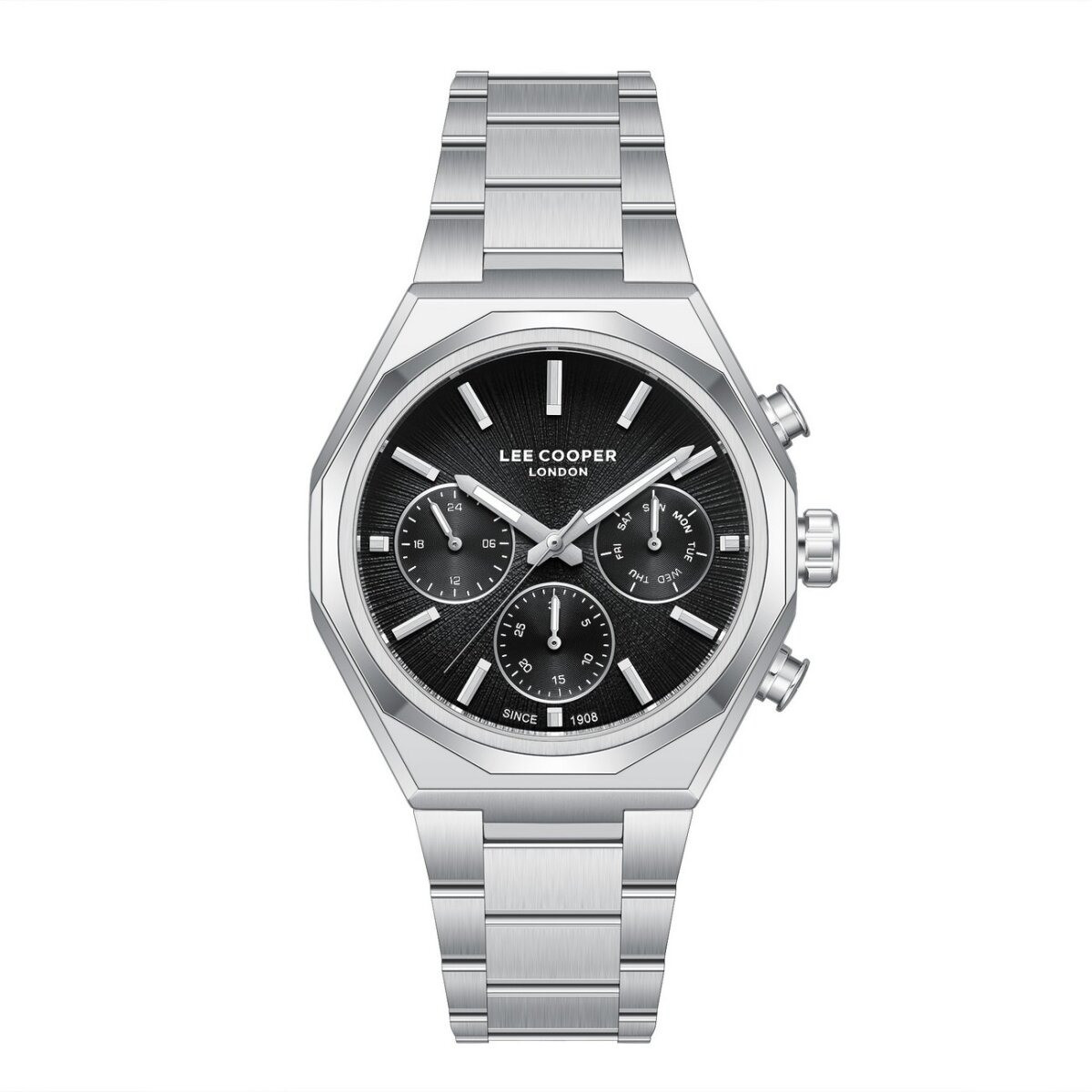 Montre Analogique LEE COOPER Collection Norton bracelet argenté