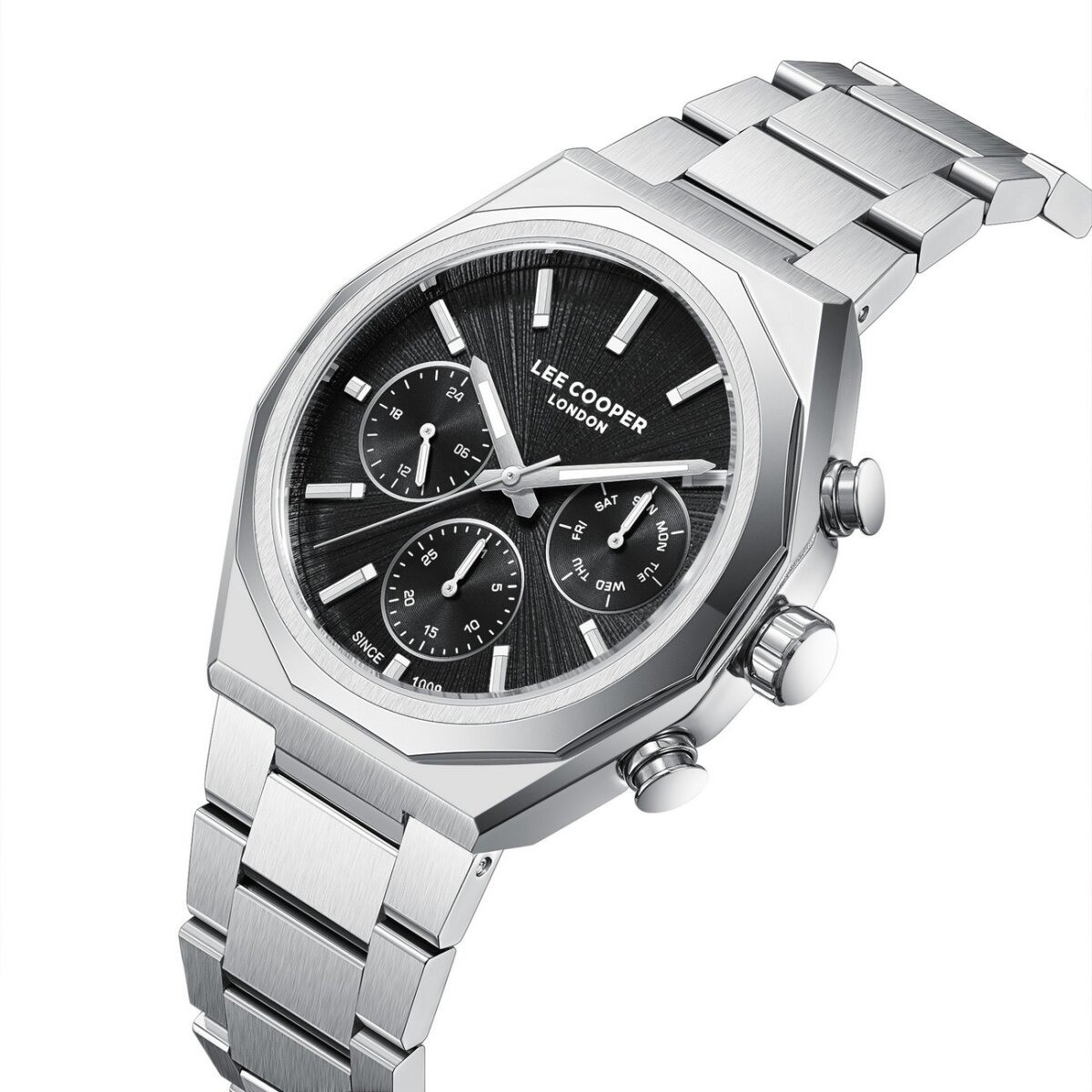 Montre Analogique LEE COOPER Collection Norton bracelet argenté