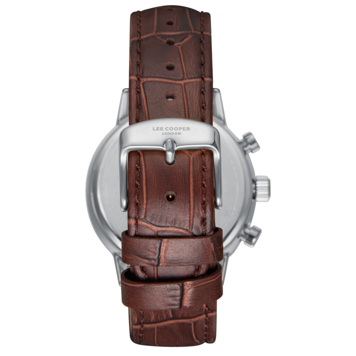 Montre Analogique LEE COOPER Collection Edwin Bracelet Cuir Marron