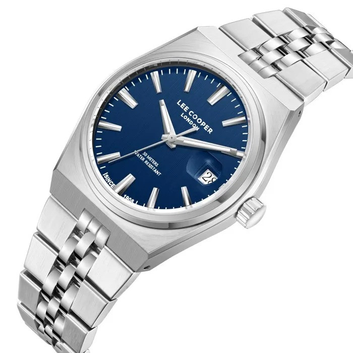 Montre Analogique LEE COOPER Collection Baker bracelet acier argenté