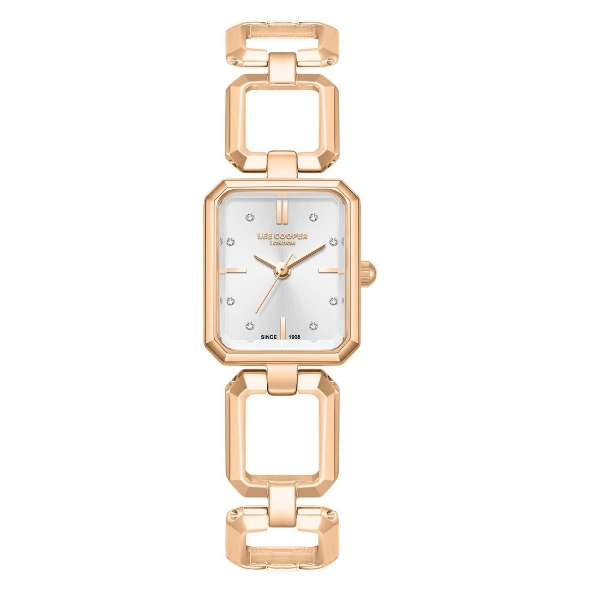 Montre Analogique LEE COOPER Collection DARCY bracelet doré rose