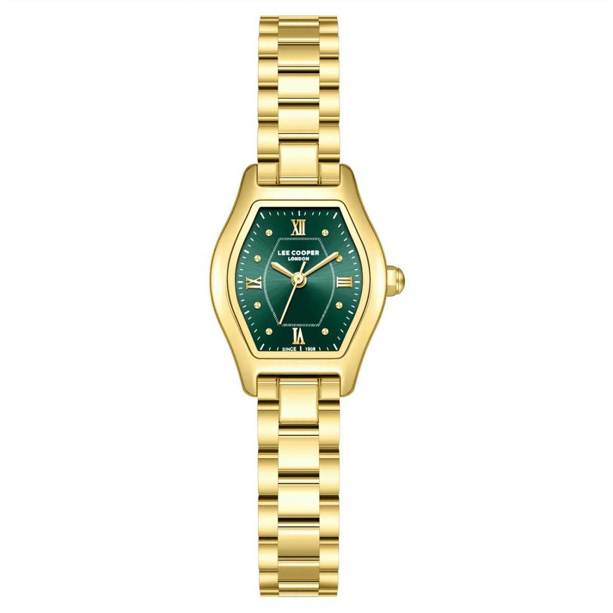 Montre Analogique LEE COOPER Collection Beverly bracelet Métal doré