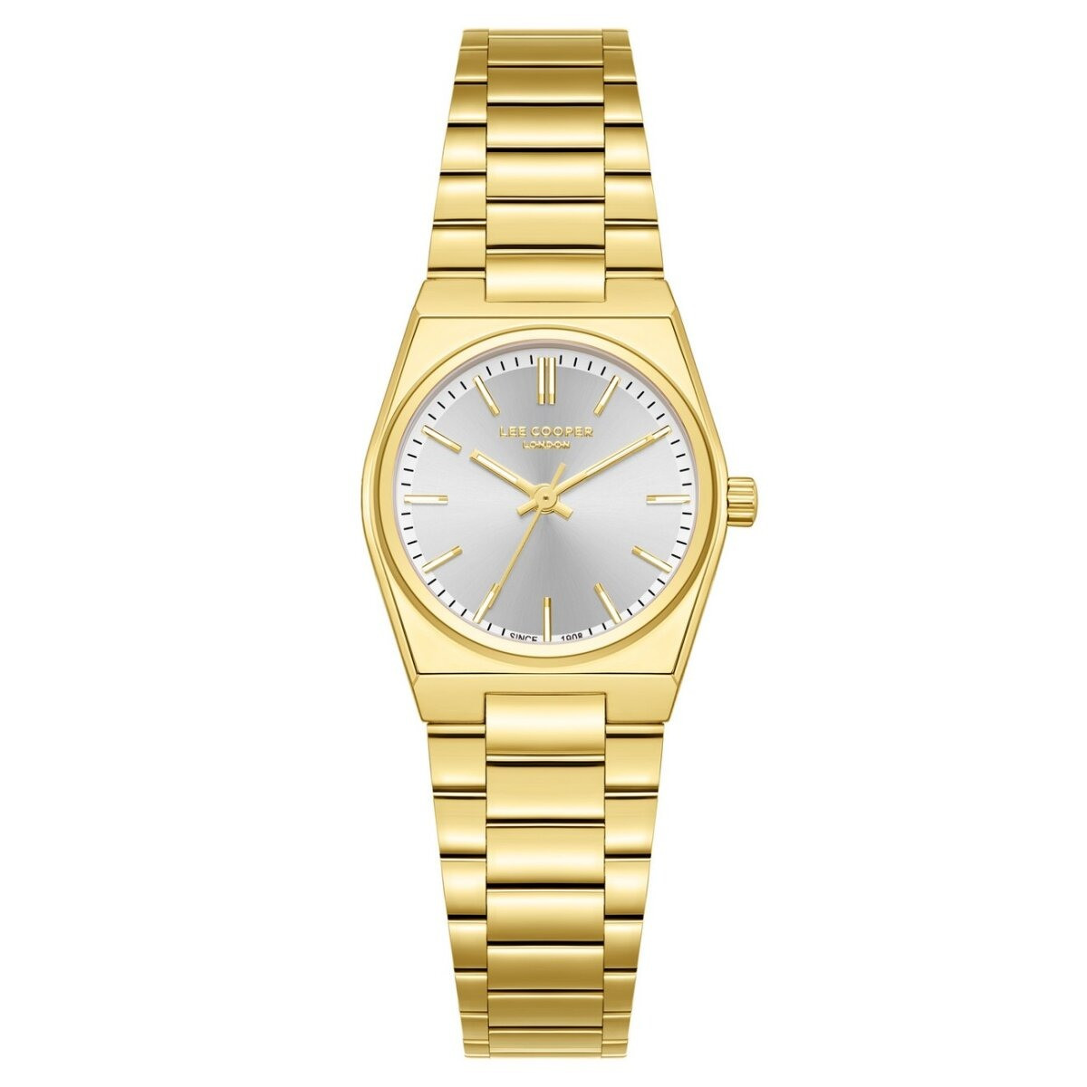 Montre Analogique LEE COOPER Collection Brittany bracelet acier doré
