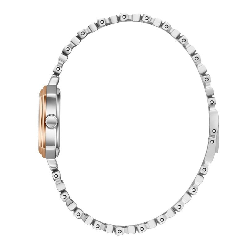 Montre analogique LEE COOPER Collection Bertha à bracelet acier bicolore, packshot sur fond blanc