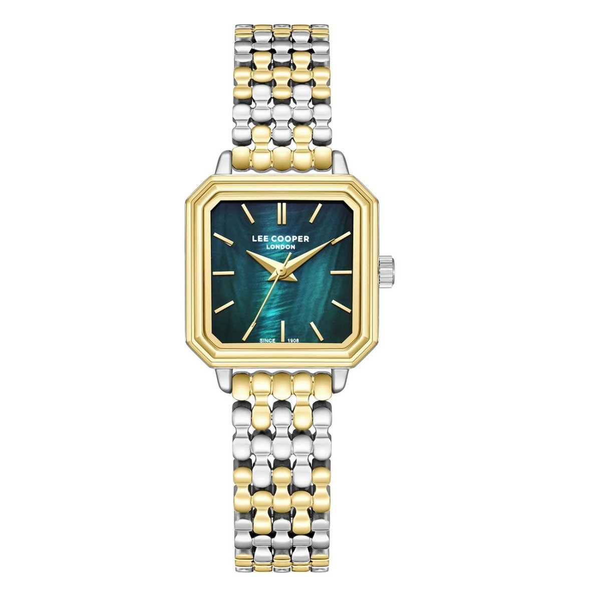 Montre Analogique LEE COOPER Collection Bertha Bracelet acier Bicolore