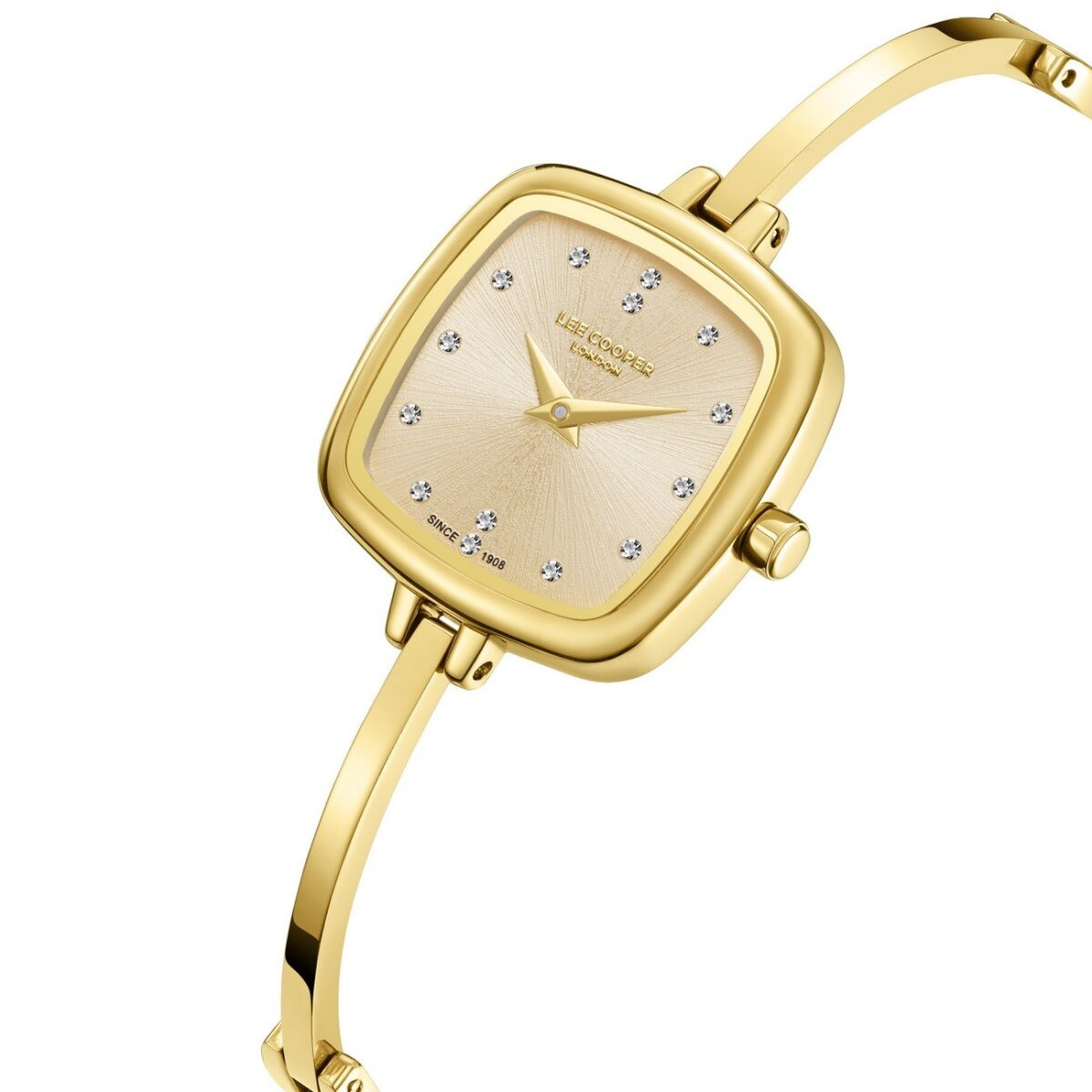 Montre Analogique LEE COOPER Collection Autumn Bracelet Acier Doré