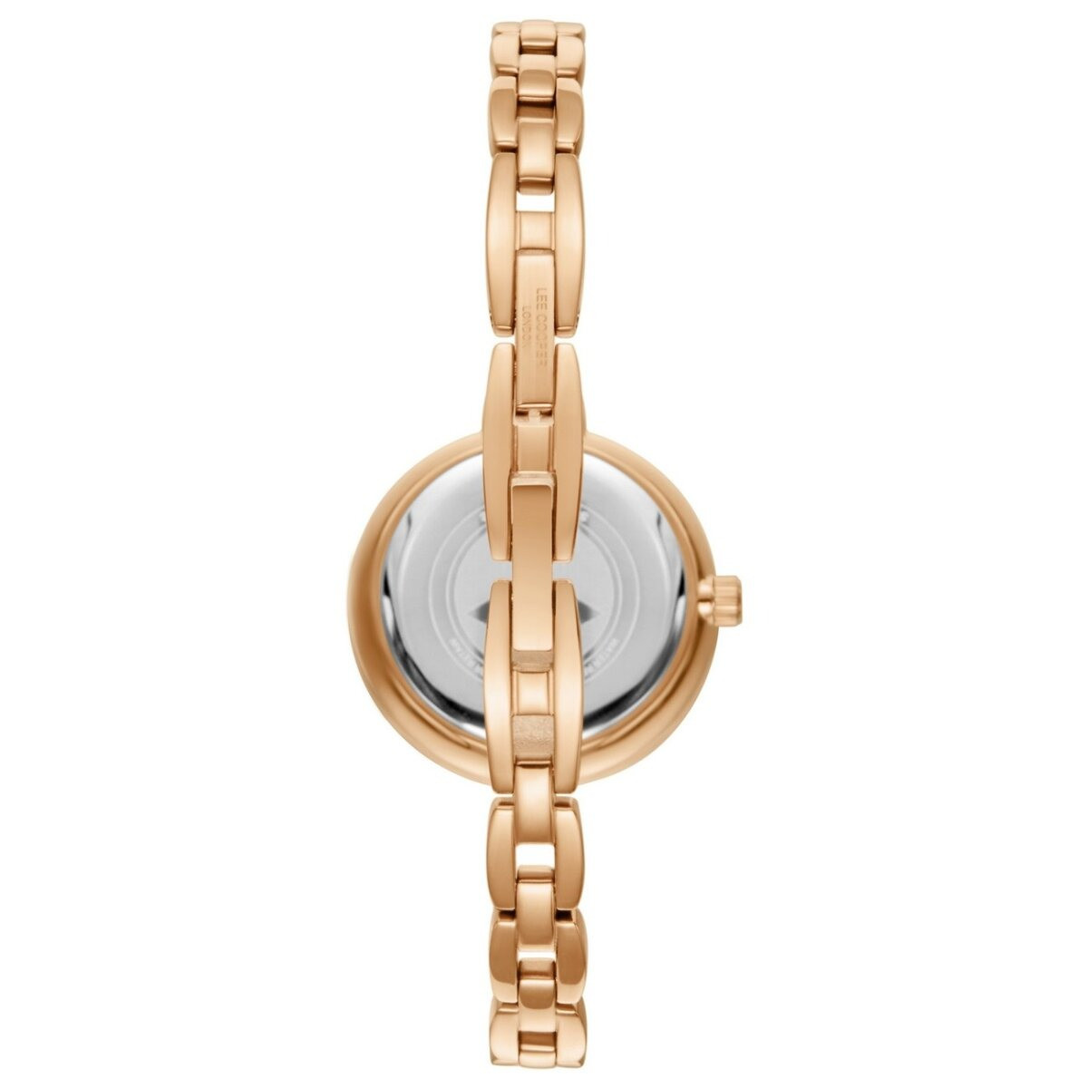 Montre Analogique LEE COOPER collection Poppy bracelet acier doré rose