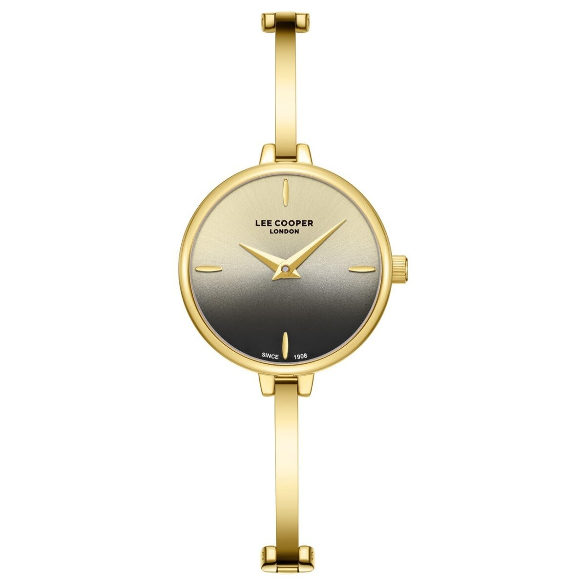 Montre Analogique LEE COOPER collection Poppy bracelet acier doré
