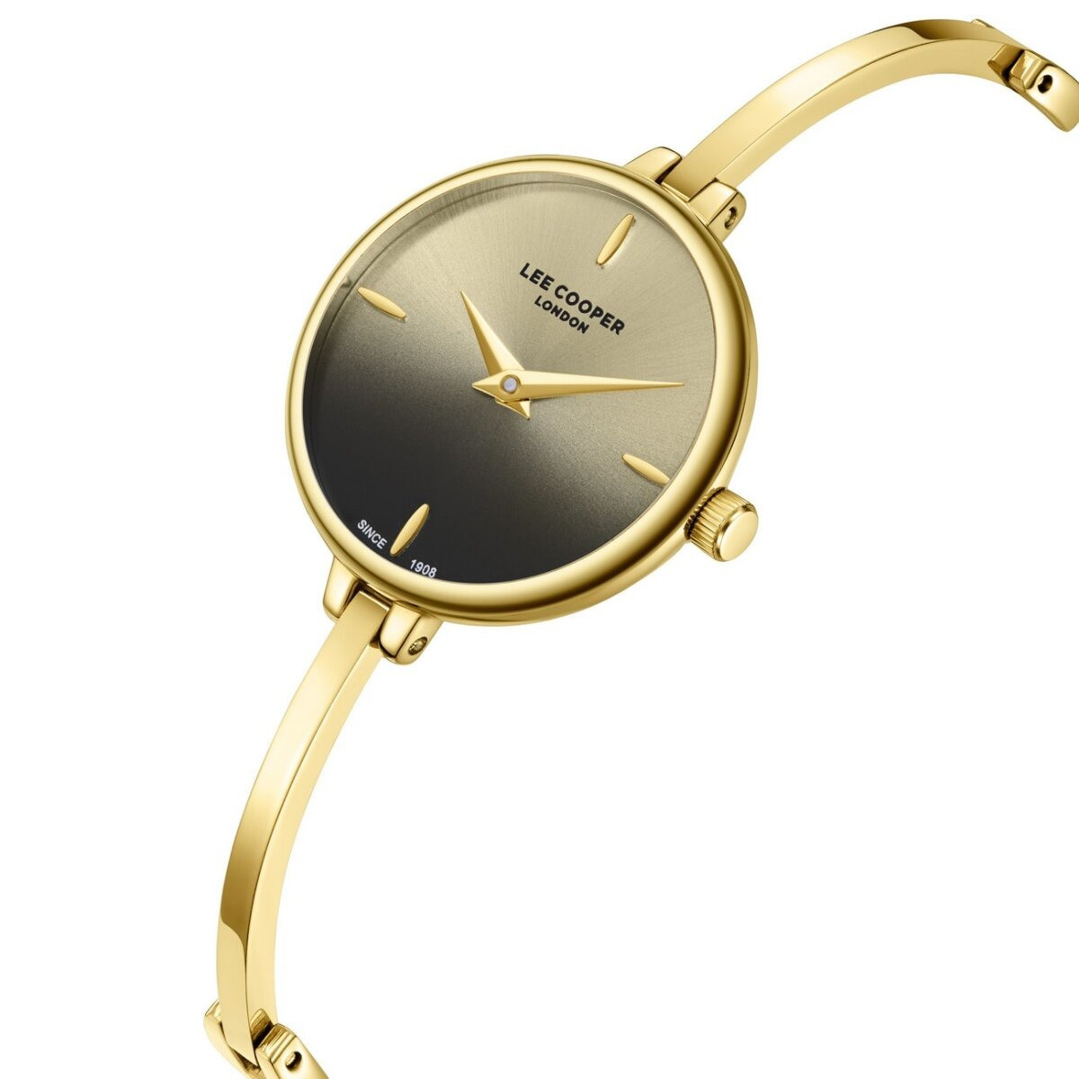 Montre Analogique LEE COOPER collection Poppy bracelet acier doré