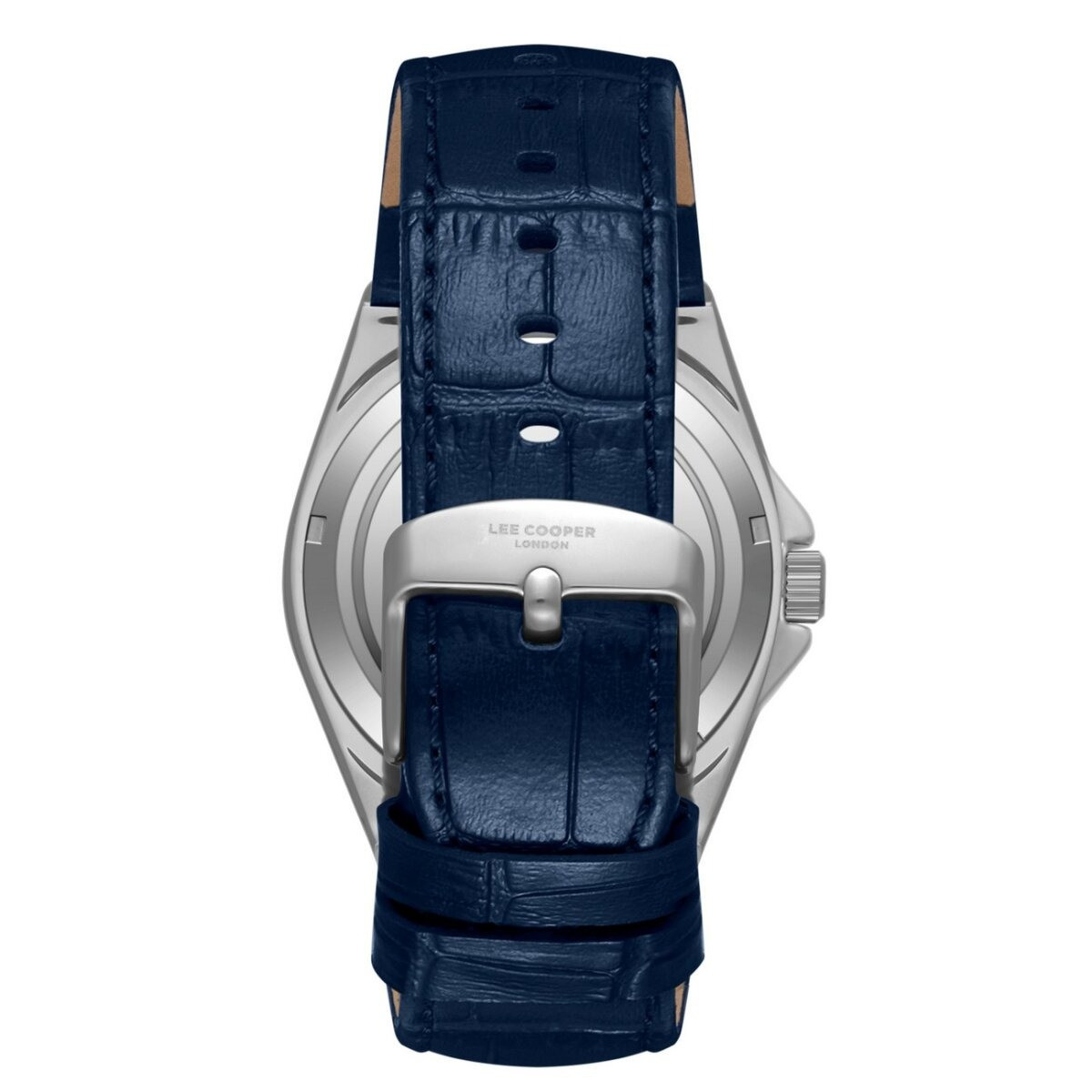 Montre Automatique LEE COOPER Collection Ron bracelet cuir bleu