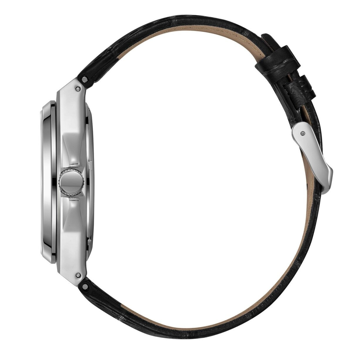 Montre Automatique LEE COOPER Collection RON bracelet Cuir Noir