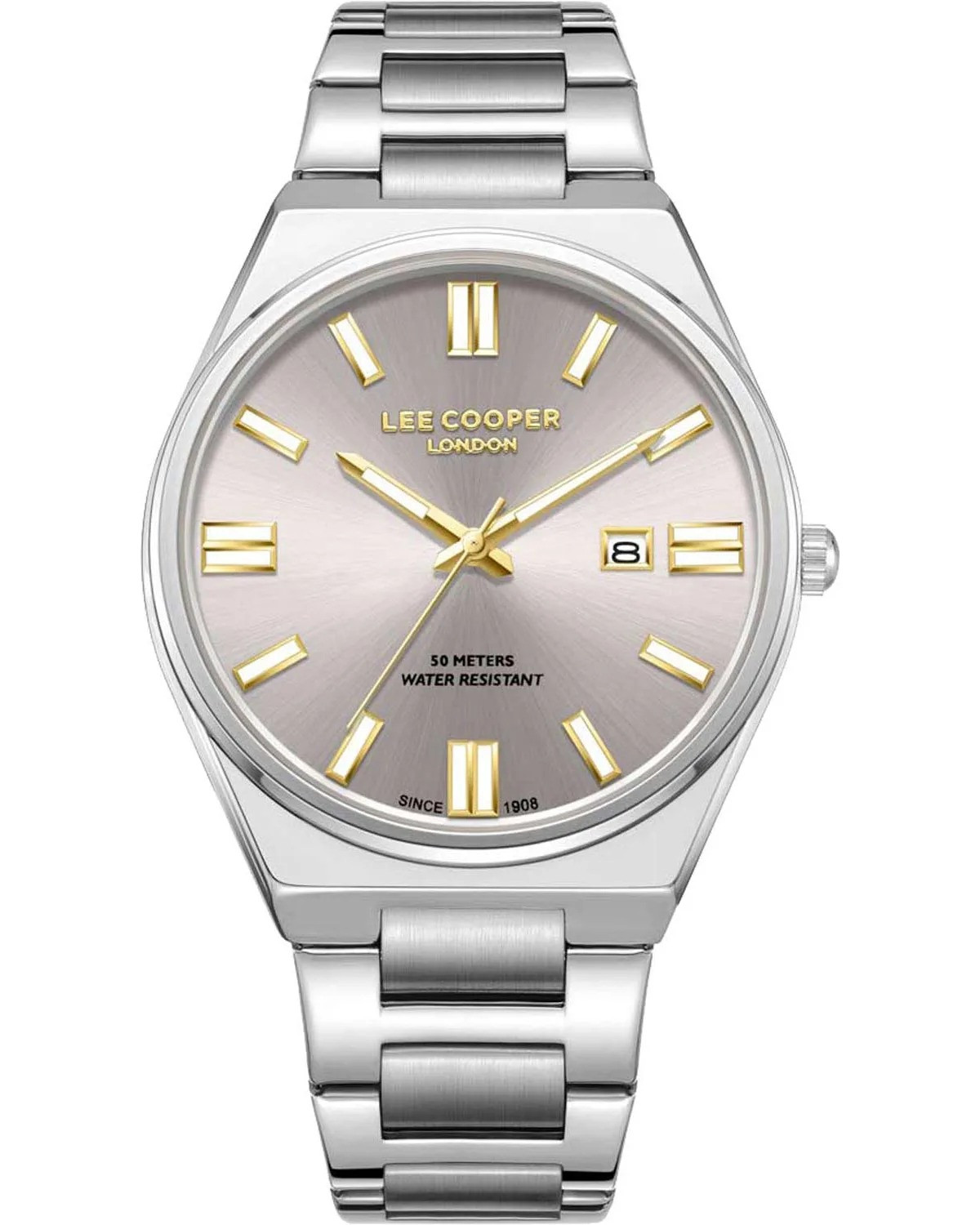 Montre Analogique LEE COOPER Collection Boris bracelet acier argenté