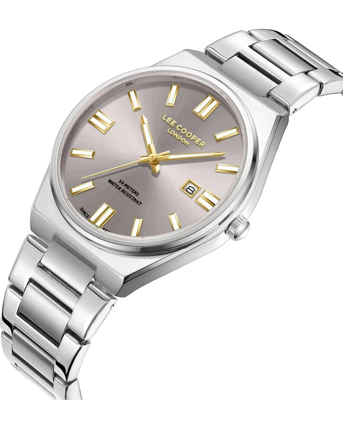 Montre Analogique LEE COOPER Collection Boris bracelet acier argenté
