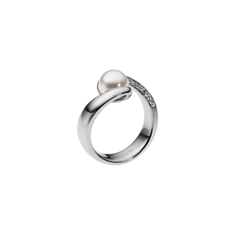 Bague Skagen Pearl en acier SKJ0091040