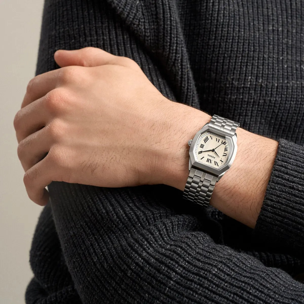Montre Analogique FOSSIL Collection Harlow bracelet acier argenté