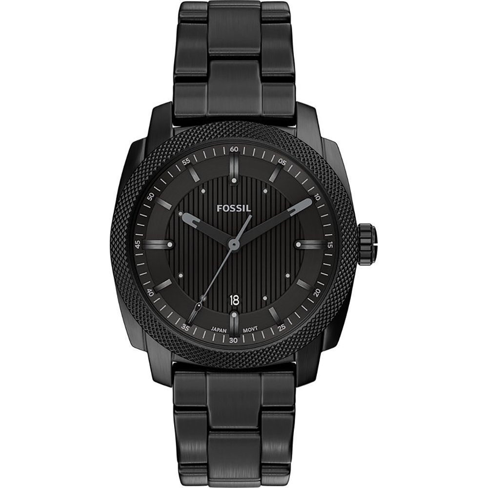 Montre Analogique FOSSIL Collection Machine bracelet acier noir