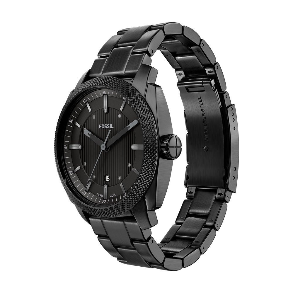 Montre Analogique FOSSIL Collection Machine bracelet acier noir