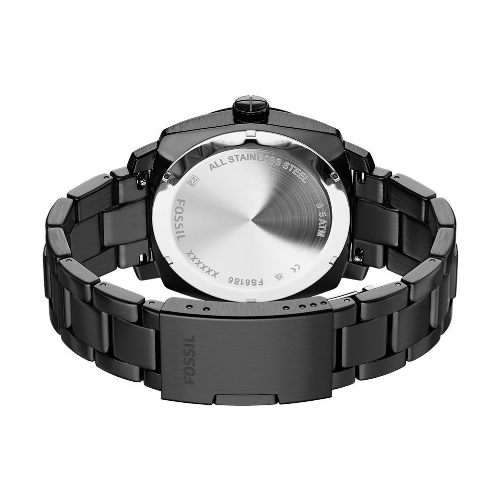 Montre Analogique FOSSIL Collection Machine bracelet acier noir