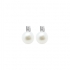 Carador - Boucles d'oreilles Perle et Or blanc 375/000 et Oxyde de Zirconium MBO27979-02